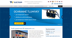 Desktop Screenshot of bvelektronik.cz