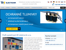 Tablet Screenshot of bvelektronik.cz